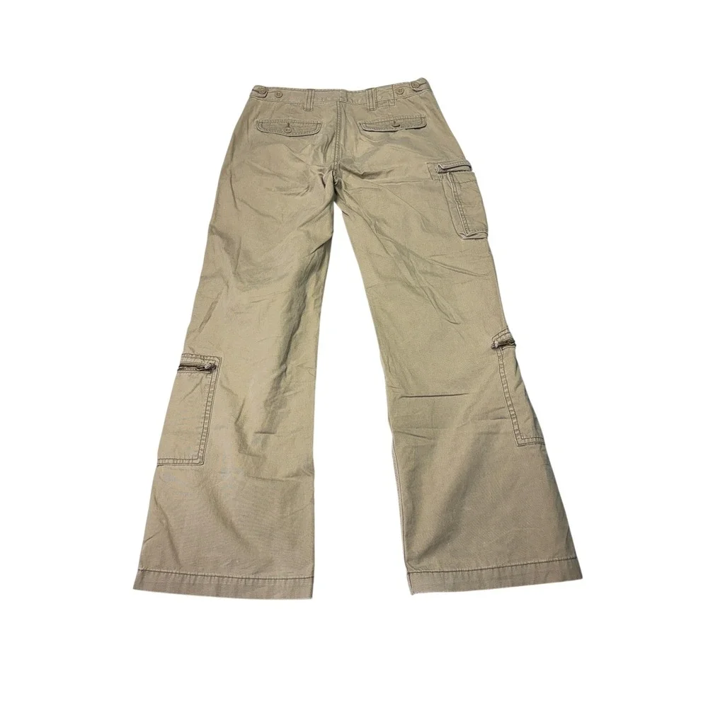 VTG Y2K Polo Ralph‎ Lauren Mens Cargo Pants Khaki Tan Size 16 W28XL28
